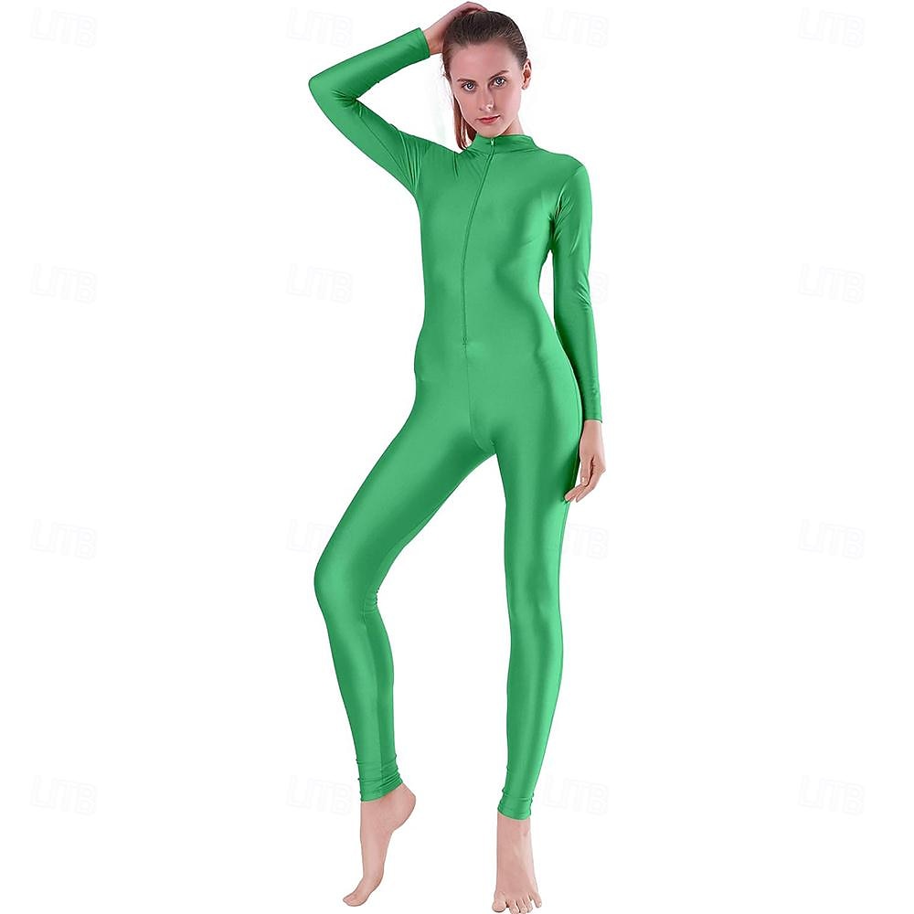 Zentai öltöny Szerepjáték Jelmezek Bőrruházat Nindzsa Farsangi jelmez Overall Királyok napja Női Akrobatatrikó Szexi jelmez Tömör szín Spandex Lycra Ruha mert Mindszentek napja Farsang Álarcos 2025 - $35.99 –P2
