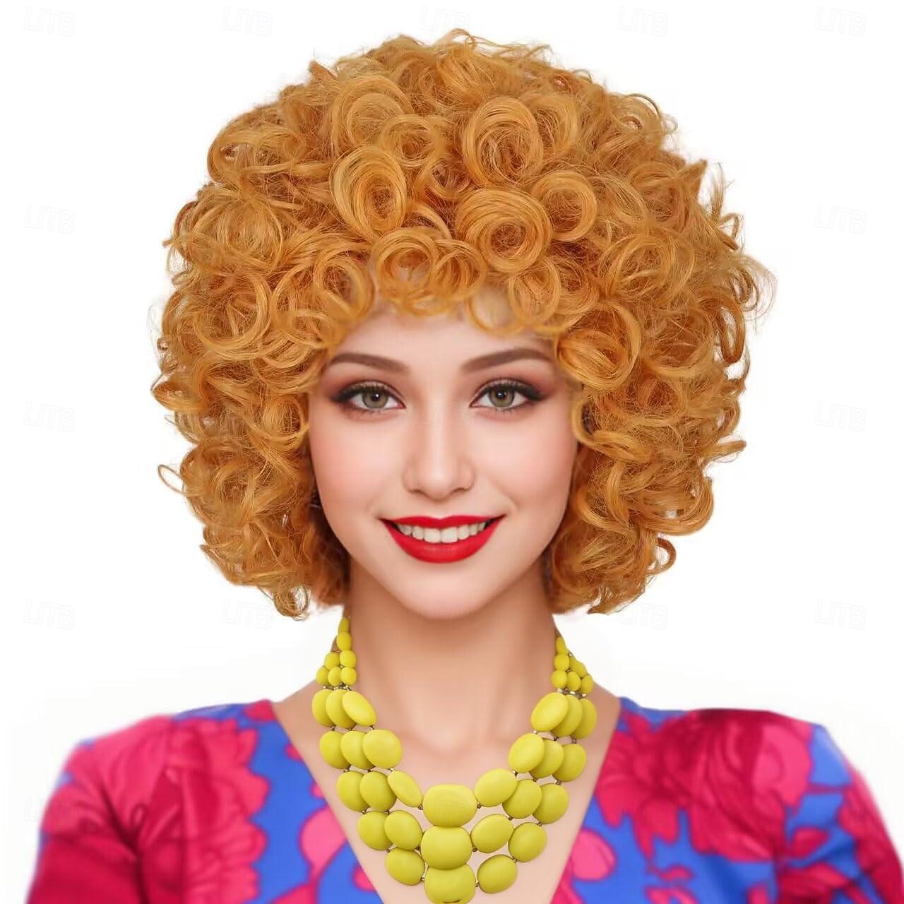 פאת רופאר קצרה רכה ומעוגלת כתמתמת לנשים תחפושת למסיבת קרנבל הלווין 2026 - $18.99 –P2