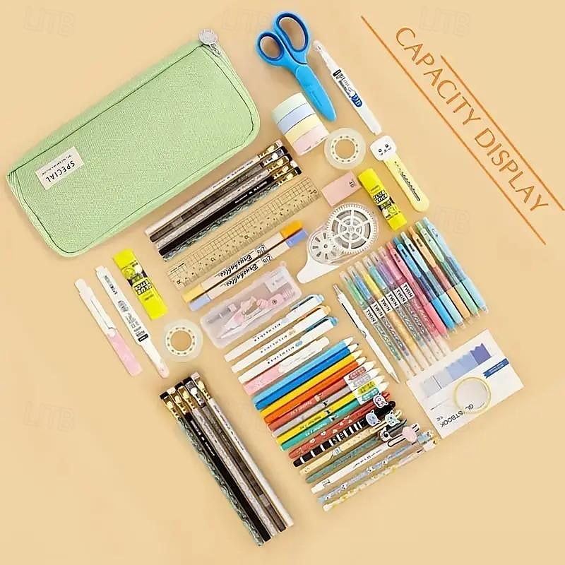 eenvoudige etui met grote capaciteit etui multifunctionele etui voor middelbare scholieren en middelbare scholieren 2025 - $17.99 –P5