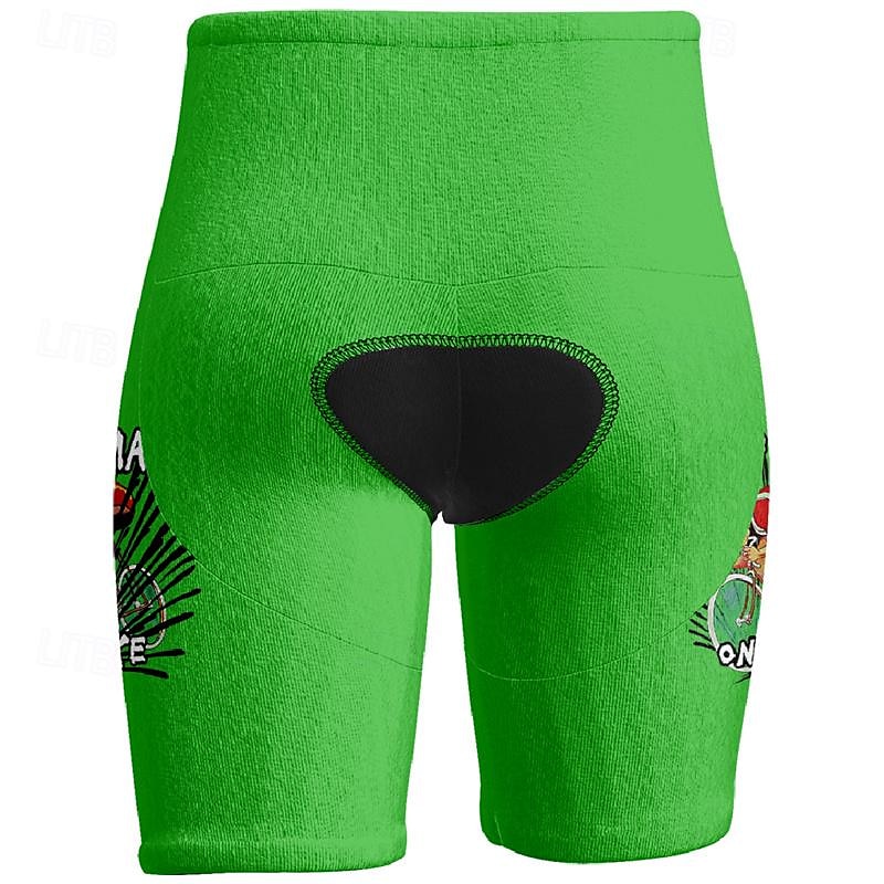Per uomo Pantaloncini da ciclismo Pantaloncini da bici Bicicletta Pantaloncini / Cosciali Taglio aderente Gli sport Pop art Traspirante Asciugatura rapida Elevata elasticità Comodo Giallo Rosa del 2025 a $30.99 –P18