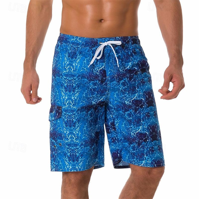 Homens Calção Justo de Natação Shorts de Natação Bermuda de Surf Bolsos Com Cordão Cintura elástica Calção Ao ar livre Desportos e Ar livre Praia Outono Secagem Rápida Leve Macio Natação Surfe Praia de 2025 por $26.99 –P6