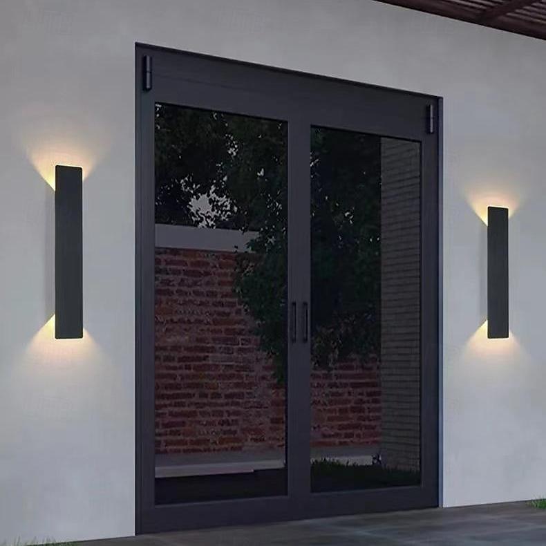 LED Wall Light Outdoor Minimalist Outdoor IP54 Waterproof Aluminium Art Deco Wall Lamps Outside/Indoor for Villa Porch Gardens Terraces Exterior Walls 2025 - $82.99 –P1