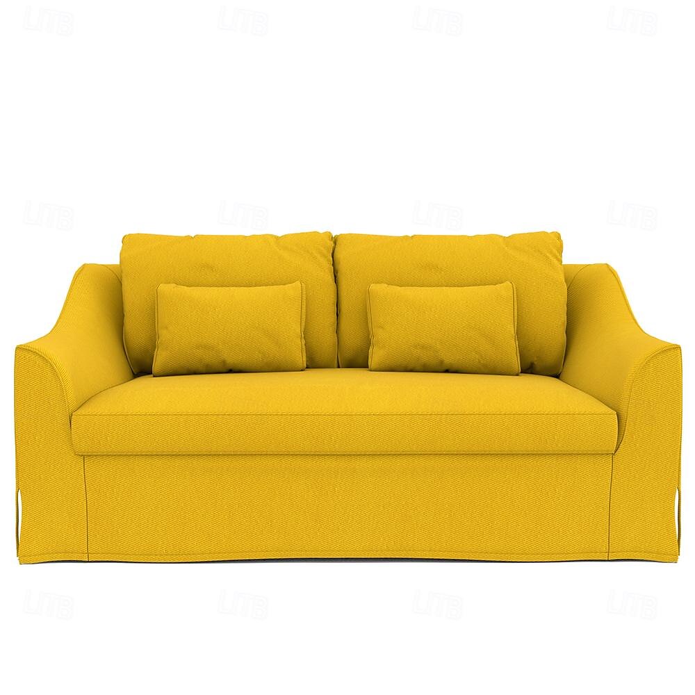 2-Sitzer Sofaüberwurf 100% Baumwolle Einfarbig Gesteppt 2025 - $305.59 –P6