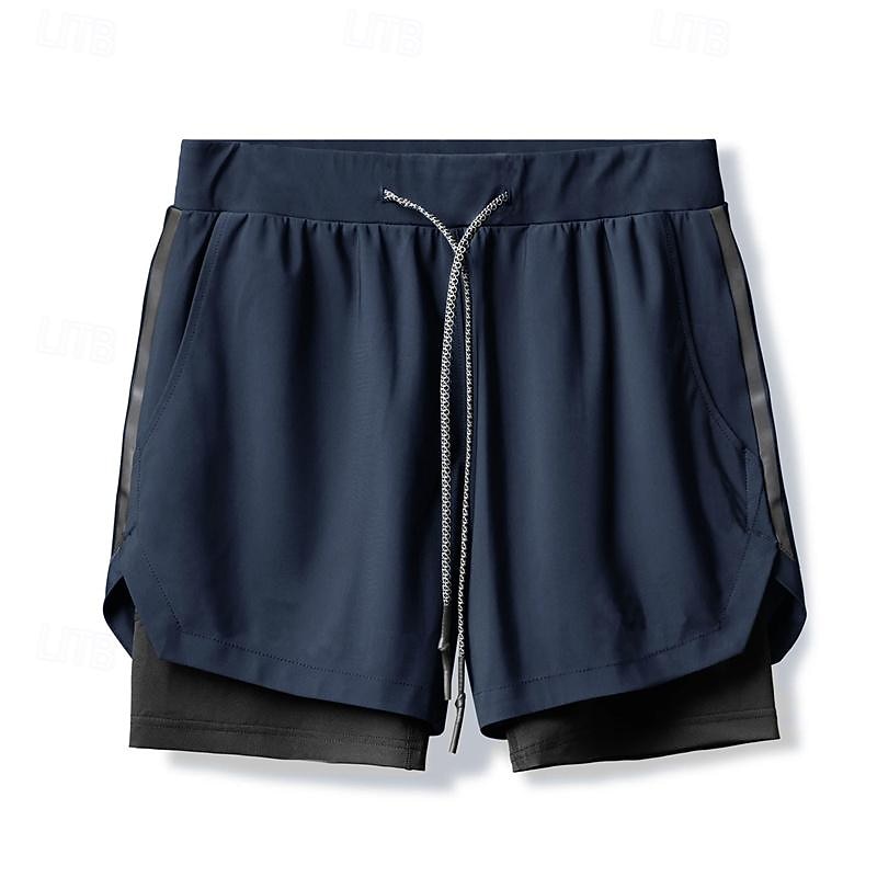 Pánské Koşu Şortları Kraťasy na tělocvik Tepláky Kapsy Šňůrky 2 v 1 Elastický pas Kraťasy Venkovní Sporty a outdoor Sportovní Rychleschnoucí Lehká váha Yumuşak Maratón Běh Cvičení Na míru sportovn 2025 - $13.19 –P17