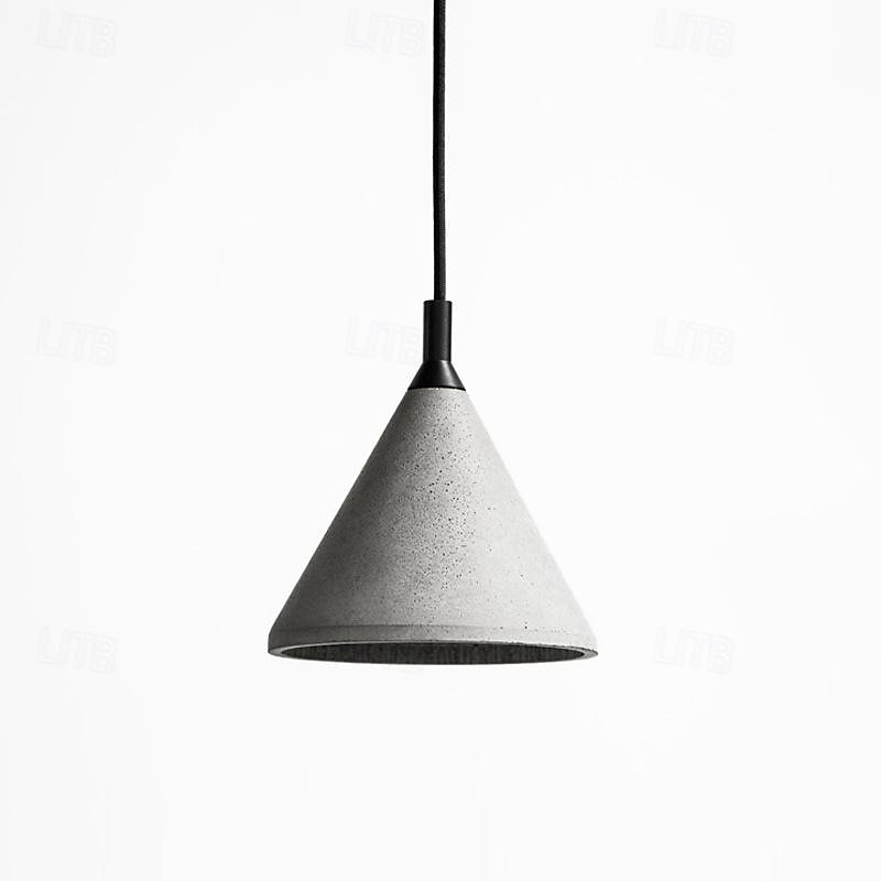 Industrial Cement Pendant Light Retro Loft Ceiling Hanging Lamp Dining Room Aisle Coffee Bar Kitchen Island Pendant Lamps E27 Grey Lamp Fixture Height Adjustable 2025 - $109.99 –P5