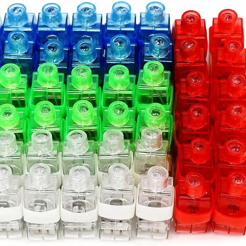 10 stücke led-licht finger licht licht ring laser licht bungee dance hand lampe sashimi lampe konzert atmosphäre requisiten 2025 - $13.99 –P6