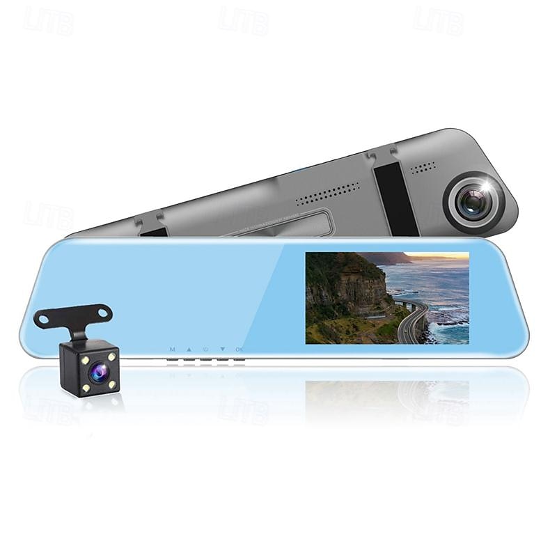 l1043 1080p hd bakkamera bil dvr 170 grader vidvinkel 4 tommer ips dash cam med nattsyn g-sensor parkeringsovervåking 4 infrarød led bilopptaker 2025 - $111.99 –P5