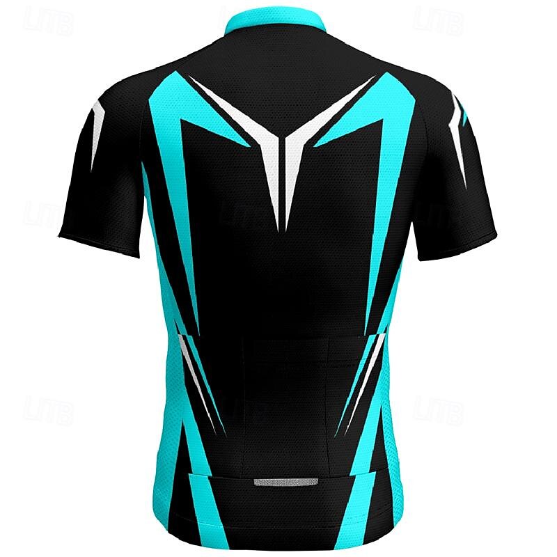 Homme Maillot Velo Cyclisme Manche Courte Cyclisme Tee-shirt Maillot Top avec 3 poches arrière VTT Vélo tout terrain Respirable Séchage rapide Jaune Rouge Bleu Bloc de couleur Des sports Vêtement de 2025 ? $24.79 –P11