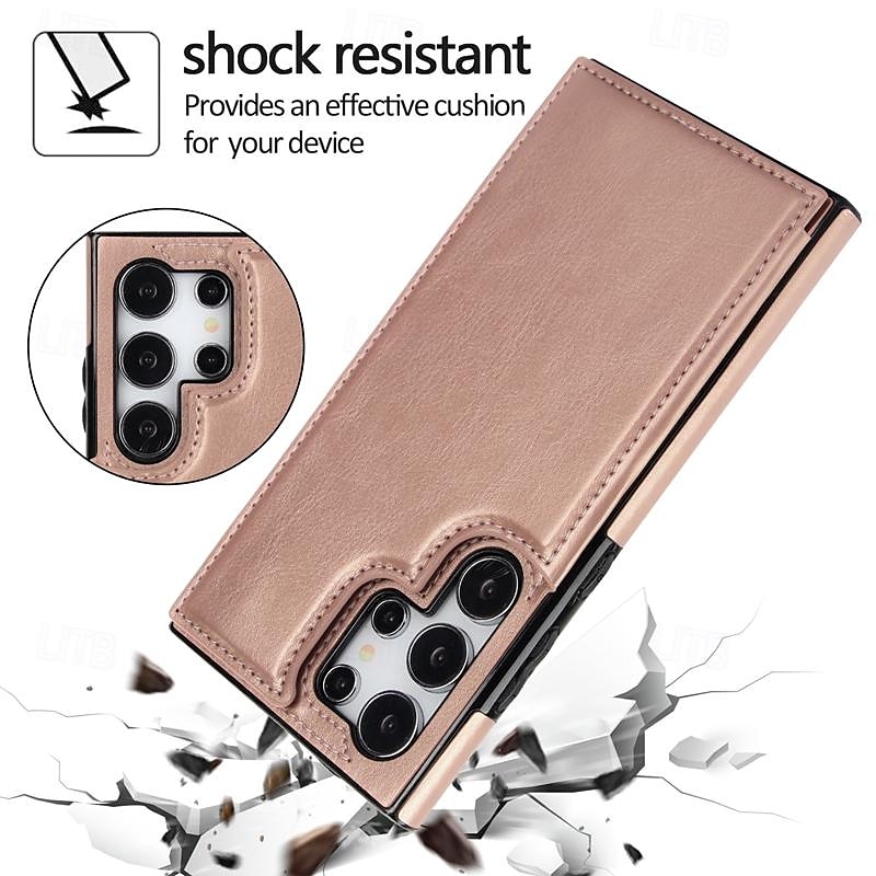 Phone Case For Samsung Galaxy S25 Ultra S24 Ultra Plus S23 S22 S21 S20 Ultra Plus FE A55 A35 A25 A15 5G A54 A34 A14 A73 A53 A33 A23 A13 A72 A52 A32 A22 A12 Back Cover with Stand Holder Magnetic Card 2025 - $16.99 –P4