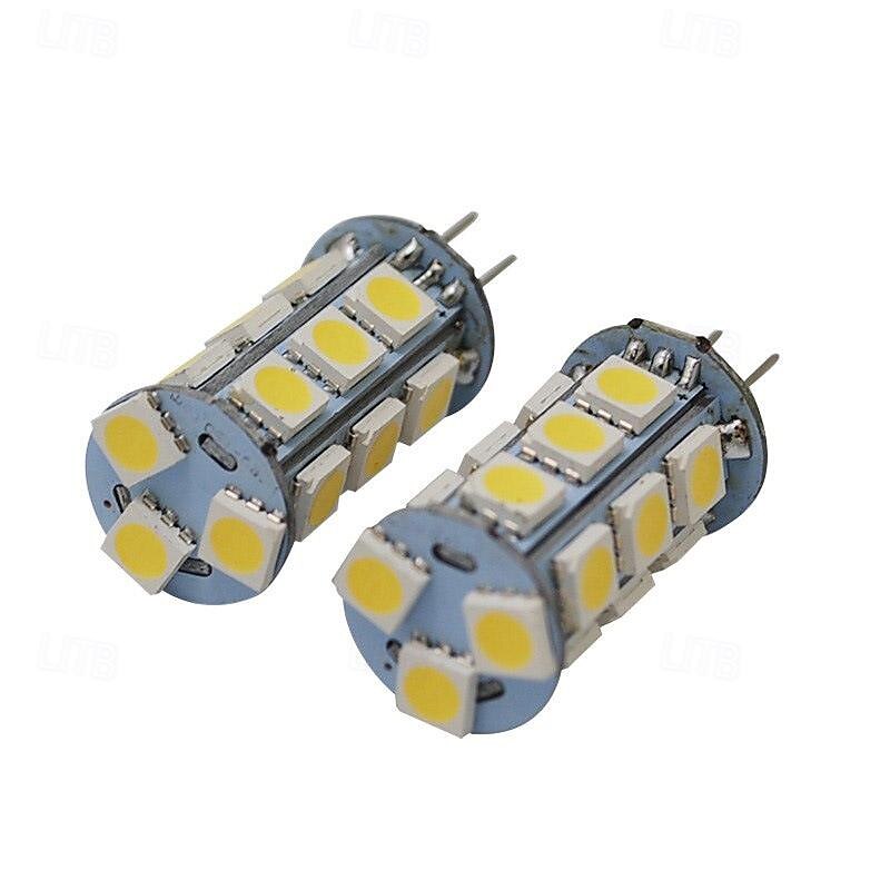 5 pz g4 led bi-pin torre lampadina 18 smd 5050 3 w ac dc 12 v per luci d'accento camper camper caravan del 2025 a $26.99 –P2