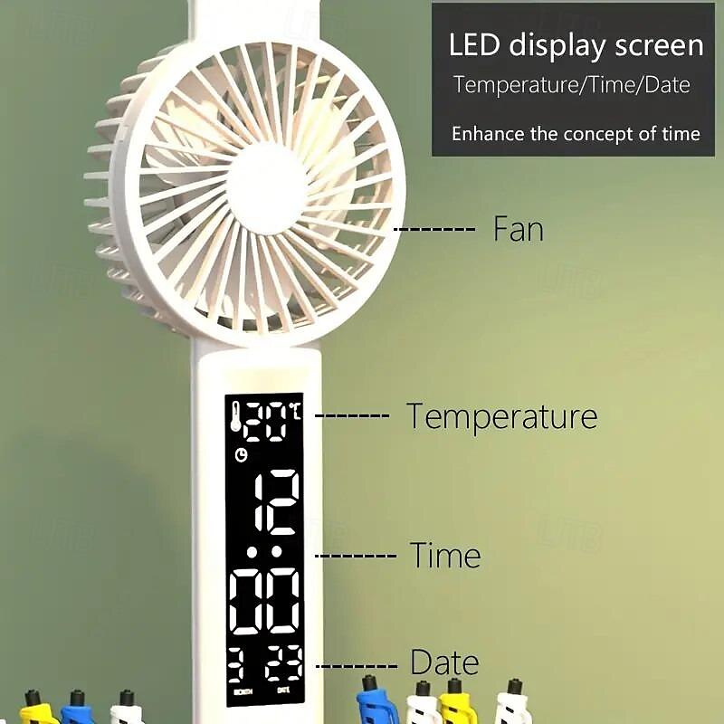 Multi-Functional Eye Protection Desk LED Lamp Study Lamp with Electric Fan Plug-In Operation White 2025 - $29.99 –P3