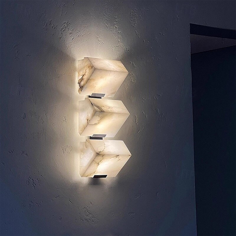 Al Coperto LED Stile nordico Lampade da parete per interni Salotto Camera da letto Pietra Luce a muro 110-120V 220-240V 85-265V del 2025 a $624.15 –P8