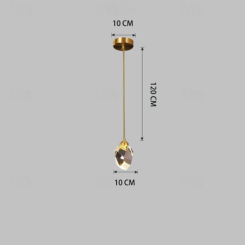 LED Pendant Light Dimmable  1/3/5/7/10/15-Light Nordic Glass Ball Home Decor Modern Crystal Chandelier Simple Home Decoration Chandelier Dining Room Bar Counter 85-265V ONLY DIMMABLE WITH REMOTE CONTROL 2025 - $67.99 –P4