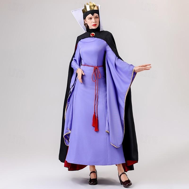 Sněhurka a sedm trpaslíků Zlý Cosplay kostým Dámské Dospělé předvečer Všech svatých Plesová maškaráda Jednoduchý karnevalový kostým 2025 - $78.99 –P3