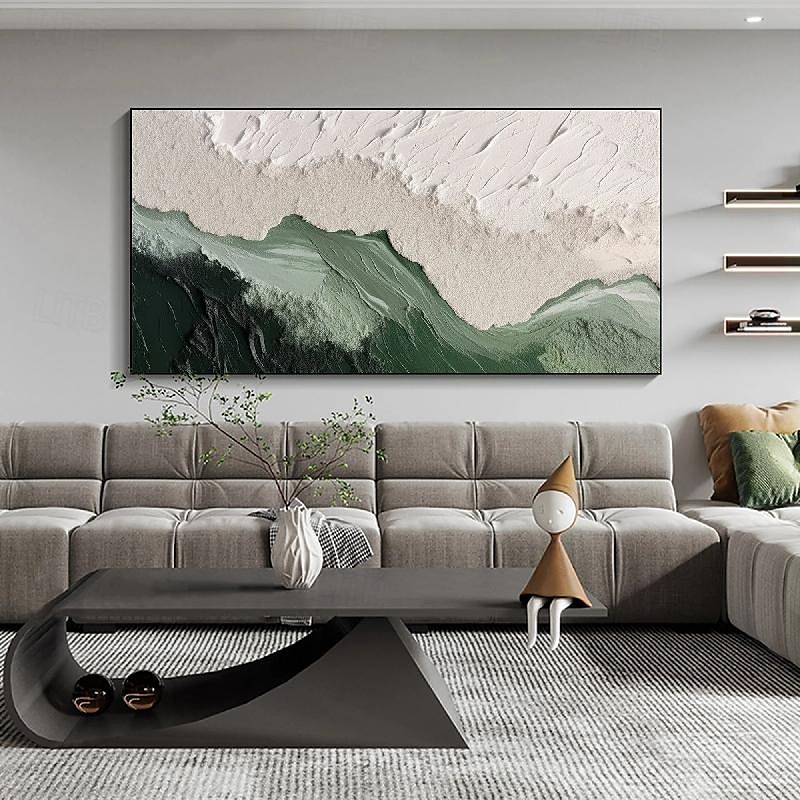 beige brun 3d målning handgjord brun wabi sabi konstverk oljemålning handmålad texturerad oljemålning beige oljemålning brun abstrakt canvas konst modern horisontell dekor konst 2025 - $83.99 –P7