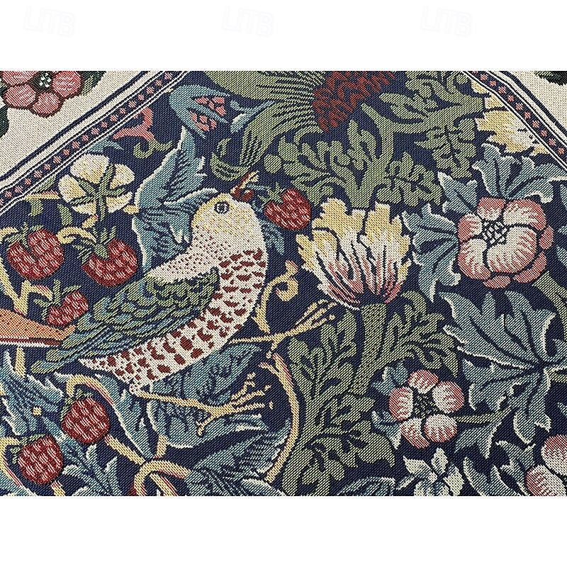 jacquard vevd billedvev gobelin aubusson veggheng jordbærtyv begian veggteppe vevstol bomullsvev stue soverom dekorasjon (uten pinne og dusker) 2025 - $121.99 –P4