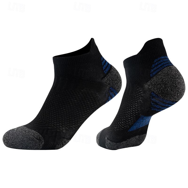 Per uomo 5 coppie Confezioni multiple Calzini Calzini da corsa Calzini casual Nero Bianco Colore Color Block Sportivo Giornaliero Da mare Di base Medio spessore Primavera Autunno Di tendenza Informale del 2025 a $16.49 –P3