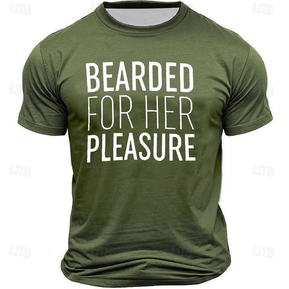 Herre Morsom T skjorte Kortermet T skjorte 3D-utskrift Crew-hals Skjorte Årgang Kul Fest Ferie Svart Hvit Rød Sommer Vår Klær S M L XL XXL XXXL 2025 - $17.99 –P1