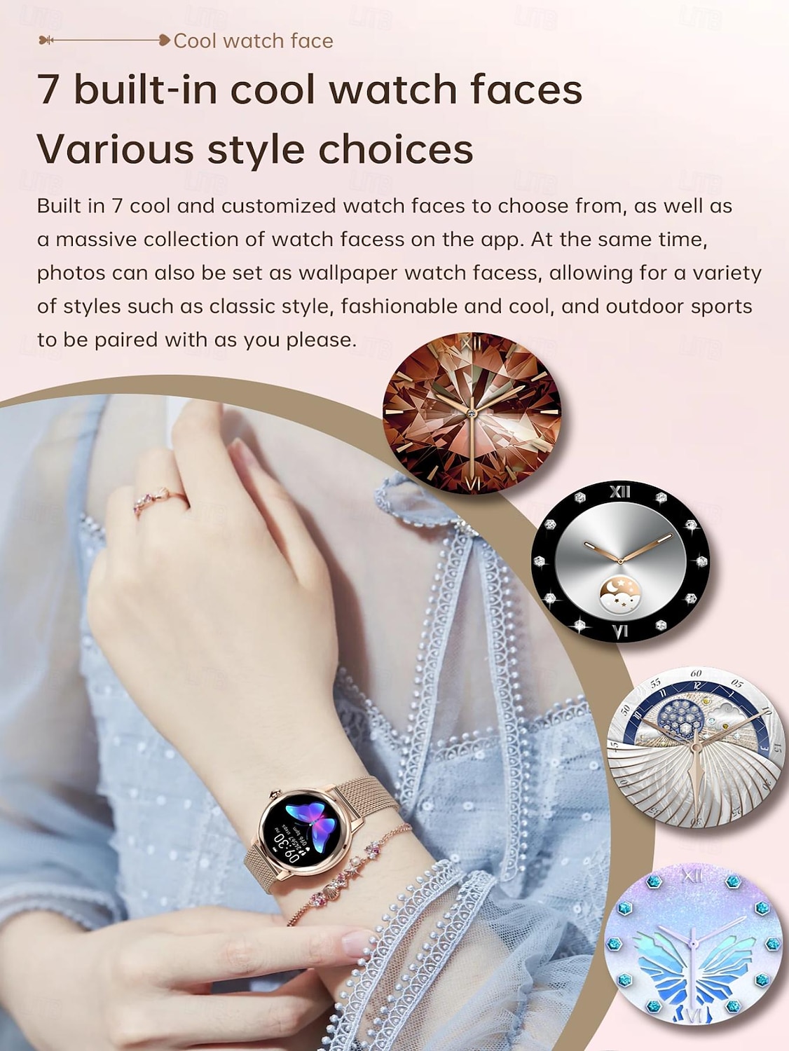 G208 Smart Watch 1.19 inch Smartwatch Fitness Running Watch Wireless Pedometer Call Reminder Activity Tracker Compatible with Android iOS Women Men Long Standby Hands-Free Calls Waterproof 2025 - $49.99 –P4