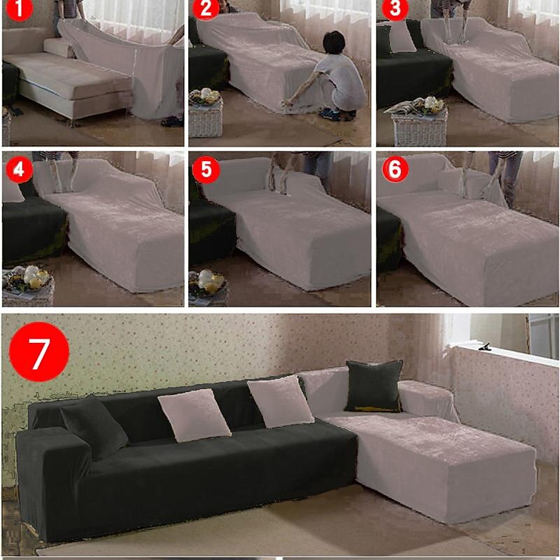 husă de canapea groasă huse de canapea pentru pernă huse de canapea huse de canapea huse de canapea elastice, respirabile, anti-animale de companie, cu bandă elastică 2025 - $61.99 –P4