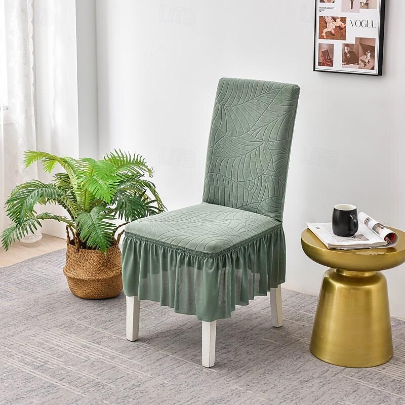 conjunto de capas de cadeira ajustáveis resistentes à água sala de jantar elástica jacquard elastano capa de assento removível capa de cadeiras de encosto alto de 2025 por $22.99 –P2