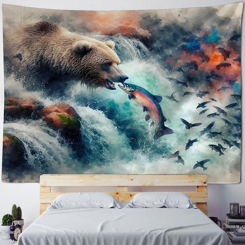African Safari Wild Animals Hanging Tapestry Wall Art Large Tapestry Mural Decor Photograph Backdrop Blanket Curtain Home Bedroom Living Room Decoration 2026 - $20.99 –P10