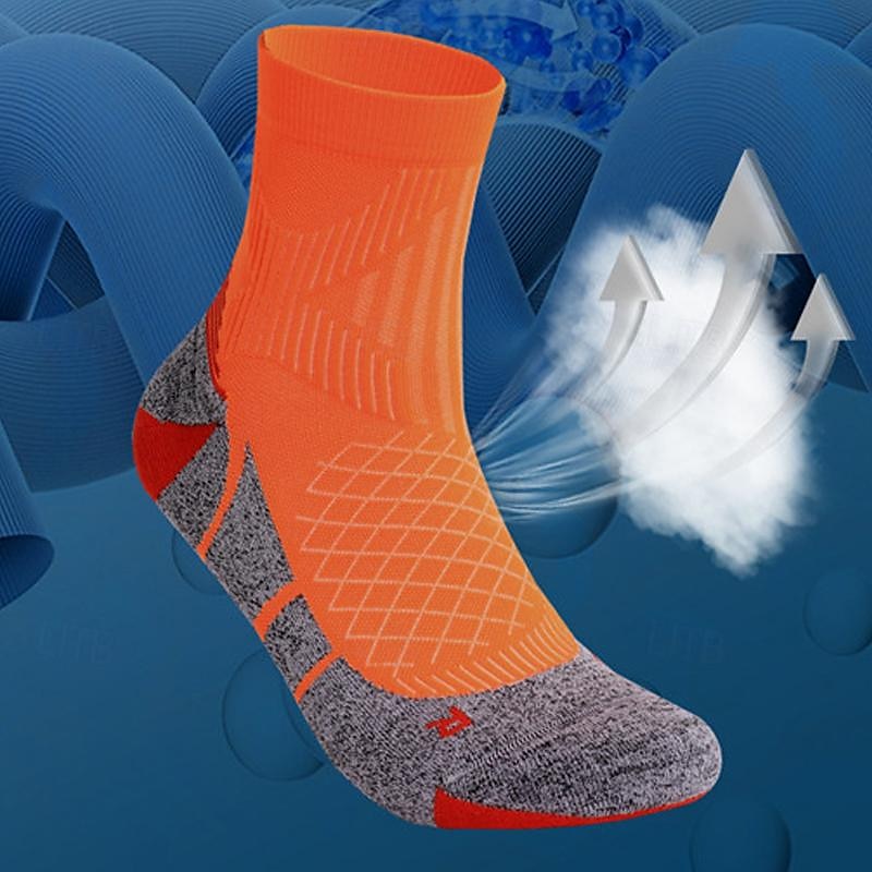 Calcetines Deportivos Calcetines para correr Calcetines de agarre 1 Par Bloque de Color Hombre Calcetines A prueba de resbalones Transpirable Reductor del Sudor Cómodo Entrenamiento de gimnasio 2025 - $9.19 –P6