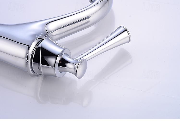Torneira pia do banheiro - Cascata Galvanizar Conjunto Central Monocomando e Uma AberturaBath Taps de 2025 por $121.99 –P5
