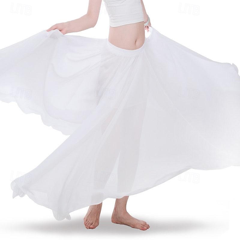 fusta de dans din buric noua de jos o jumatate de lungime fusta lunga vara fusta mare de dans estic gras mm720 de grade fusta swing mare 2025 - $43.99 –P6