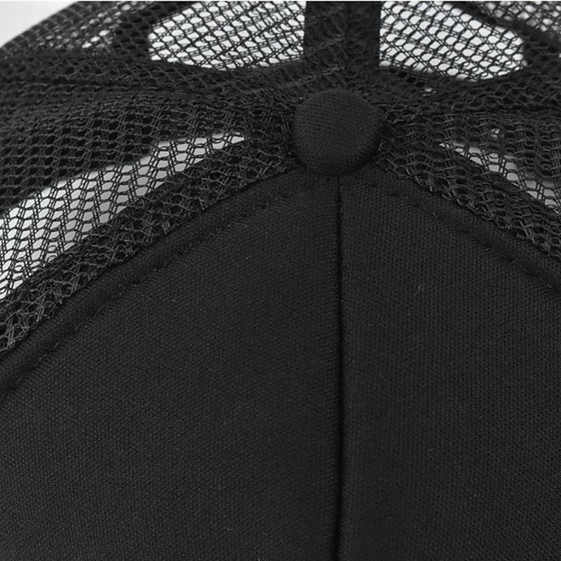 Herre Snapback lue Baseballcaps Solhatt Trucker Hat Nettinghette Svart Hvit Bomull Netting Mesh tilbake Mote Fritid Gate Daglig Grafisk Justerbare Solkrem Pustende 2025 - $5.49 –P15