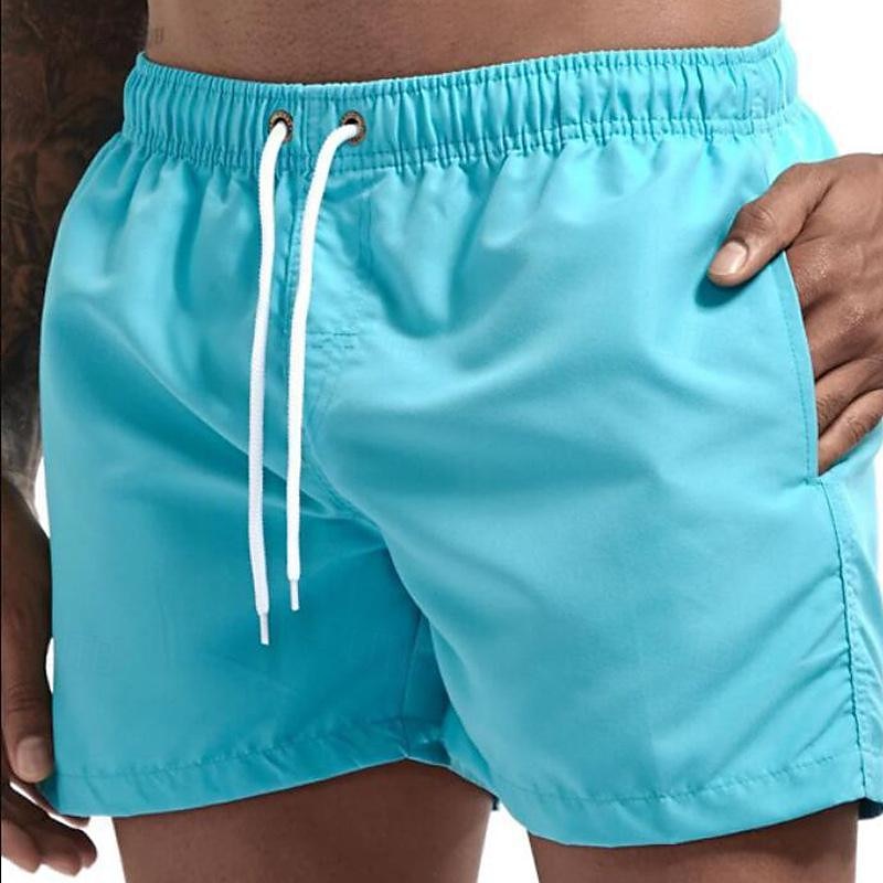 Men's Swim Trunks Swim Shorts Board Shorts Mesh Pocket Drawstring Elastic Waistband Shorts Outdoor Sports & Outdoor Athletic Breathable Quick Dry Soft Beach Workout Tailored Fit Sportswear Activewear 2025 - $12.99 –P14