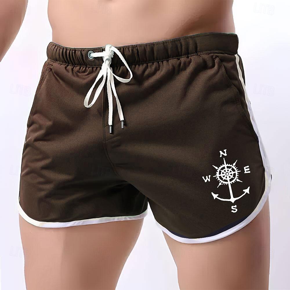 Men's Sailboat Swim Shorts Board Shorts Swimming Trunks Mid Waist Fashion Designer Athletic Surfing Leisure Sports Holiday Pocket Drawstring Elastic Waist Designer Clothing Apparel 2025 - $19.99 –P3