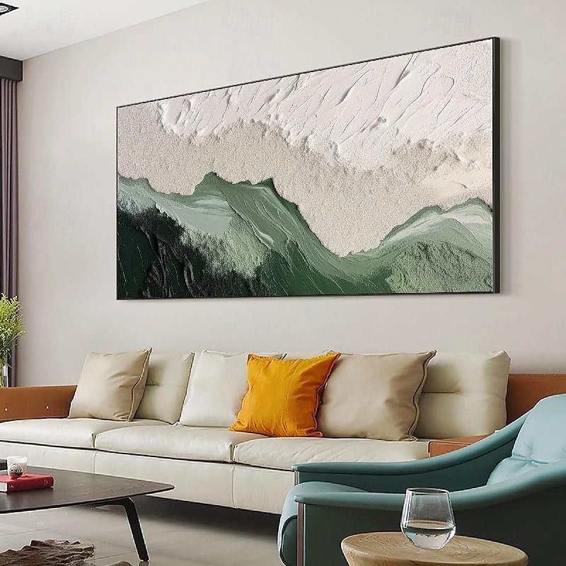 beige brun 3d målning handgjord brun wabi sabi konstverk oljemålning handmålad texturerad oljemålning beige oljemålning brun abstrakt canvas konst modern horisontell dekor konst 2025 - $83.99 –P11