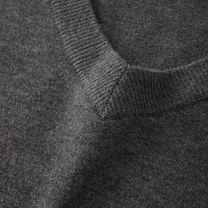 Men's Pullover Sweater Jumper Knit Sweater Ribbed Knit Regular Knitted Plain V Neck Fashion Basic Daily Wear Date Clothing Apparel Fall & Winter Black White S M L 2025 - $33.99 –P6