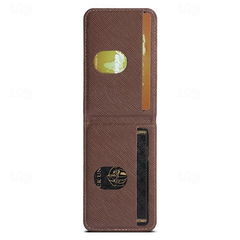 τηλέφωνο tok Για iPhone 16 iPhone 15 Pro Max Plus iPhone 14 13 12 Pro Max Plus Πίσω Κάλυμμα με βάση στήριξης Μαγνητική Υποστήριξη ασύρματης φόρτισης Ρετρό TPU PU δέρμα 2025 - $27.99 –P2