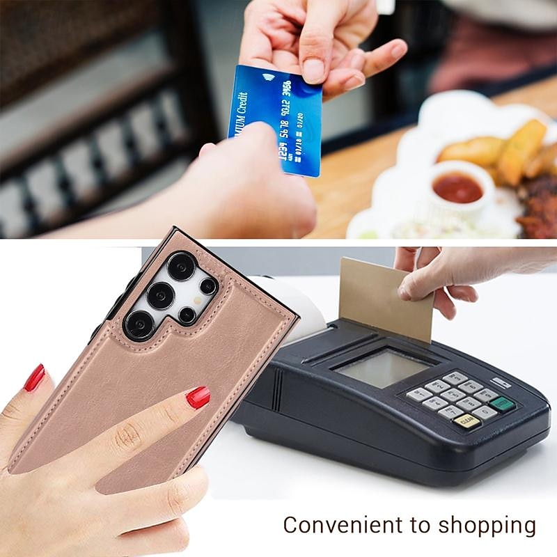 Phone Case For Samsung Galaxy S25 Ultra S24 Ultra Plus S23 S22 S21 S20 Ultra Plus FE A55 A35 A25 A15 5G A54 A34 A14 A73 A53 A33 A23 A13 A72 A52 A32 A22 A12 Back Cover with Stand Holder Magnetic Card 2025 - $16.99 –P8