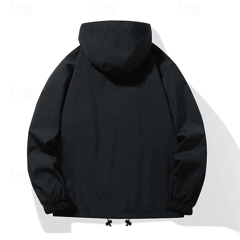 Herren Wanderjacke Regenjacke Hardshelljacke Winter Draussen Farbblock warm Windundurchlässig Wasserdicht 3-in-1-Jacke Windbreaker-Jacke Reisen Schwarz Weiß Grün 2025 - $62.99 –P4