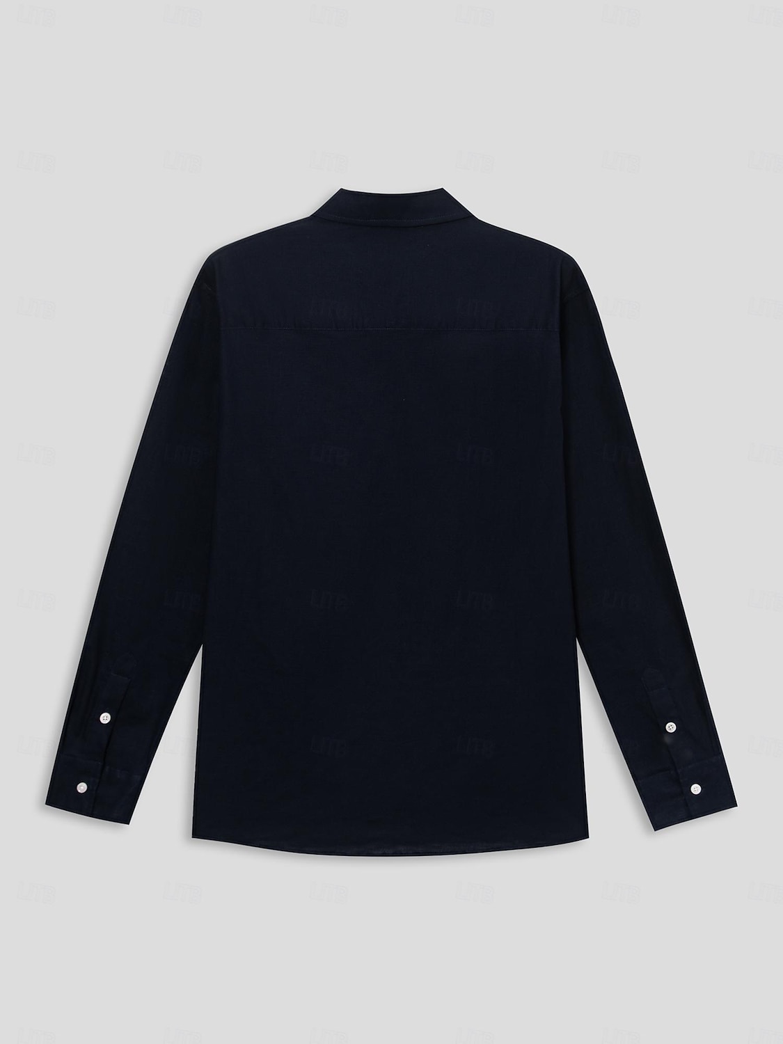 Per uomo Camicia di lino Camicia in cotone e lino Floreale All'aperto Casual Blu marino Manica Lunga Collo ripiegato Primavera & Autunno Abbigliamento Bottoni del 2025 a $12.99 –P4