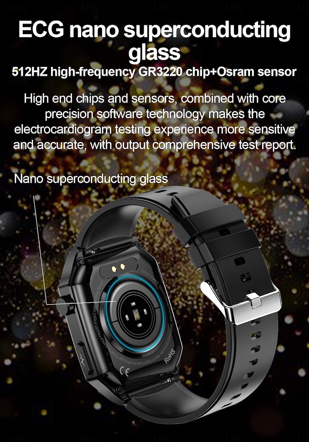 2025年 et280 スマートウォッチ 2.04 amoled 大画面 ブルートゥース 通話 心電図検出 心拍数 健康モニタリング SOS スポーツ スマートウォッチ  コレクション – $72.19 –P4