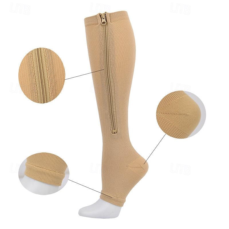 Calcetines de compresión Calcetines Deportivos Calcetines para correr 1 Par Básico Mujer Calcetines de tubo Transpirable Reductor del Sudor Cómodo Entrenamiento de gimnasio Fútbal Corriendo Correr 2025 - $9.99 –P7