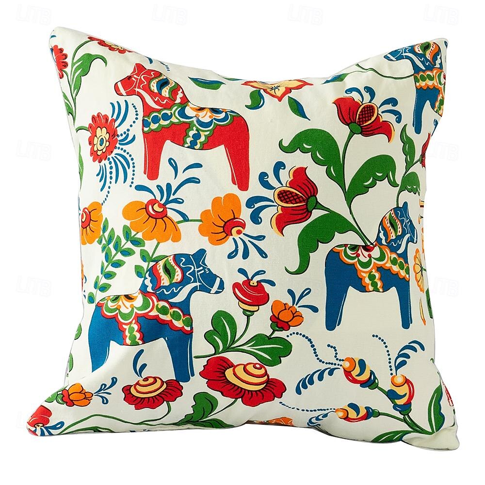 Cotton Decorative Toss Pillows Cover 1PC Soft Square Cushion Case Pillowcase for Bedroom Livingroom Sofa Couch Chair IKEA SERIES 2025 - $21.99 –P13