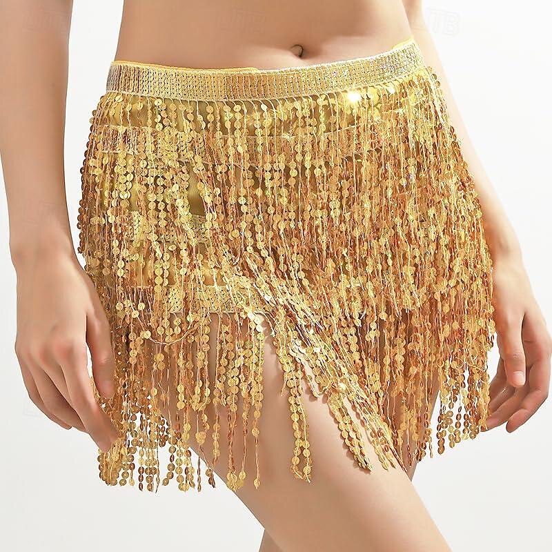 břišní tanec sukně hip šátek tanec bederní pás latinský tanec hula hip šátek 2025 - $21.99 –P7
