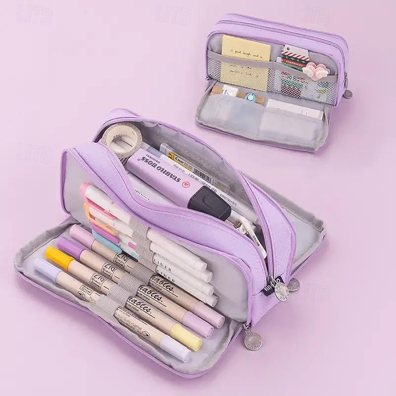 eenvoudige etui met grote capaciteit etui multifunctionele etui voor middelbare scholieren en middelbare scholieren 2025 - $17.99 –P8