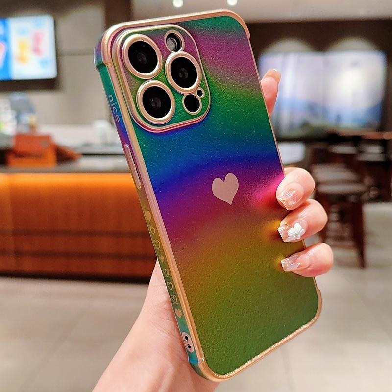 телефон Кейс для Назначение айфон 16 Айфон 15 Про Макс Плюс iPhone 14 13 12 11 Pro Max Plus Кейс на заднюю панель Блеск Блеск Блестящий Защита от удара ТПУ Покрытие 2025 - $15.99 –P11