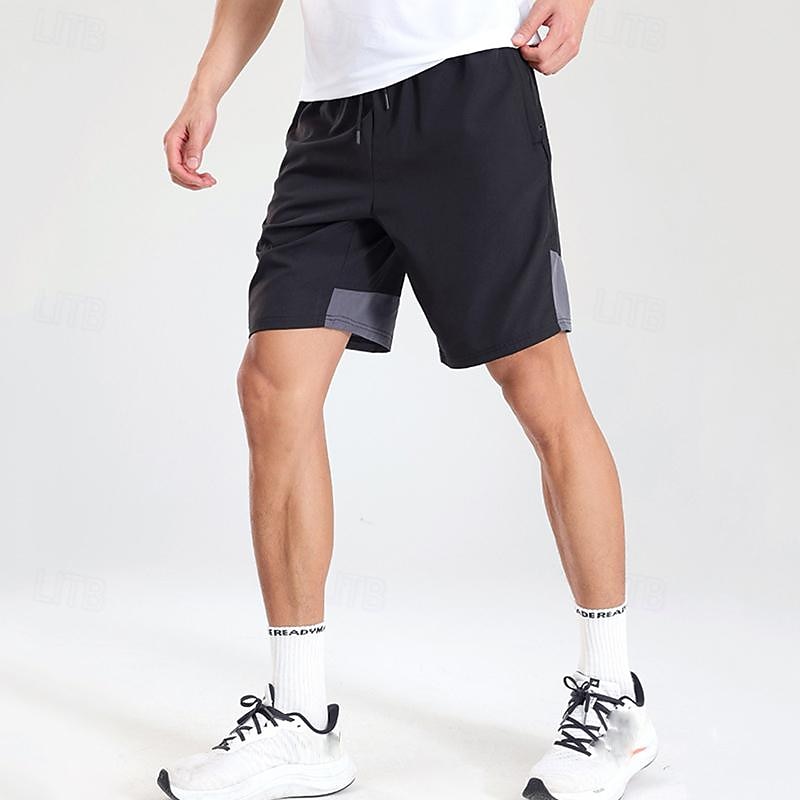 Homens Shorts de moletom Calção Shorts de verão Bolsos Com Cordão Cintura elástica Tecido Conforto Curto Esportes Diário Para Noite Moda Casual Preto Cinzento Micro-Elástica de 2025 por $13.49 –P4