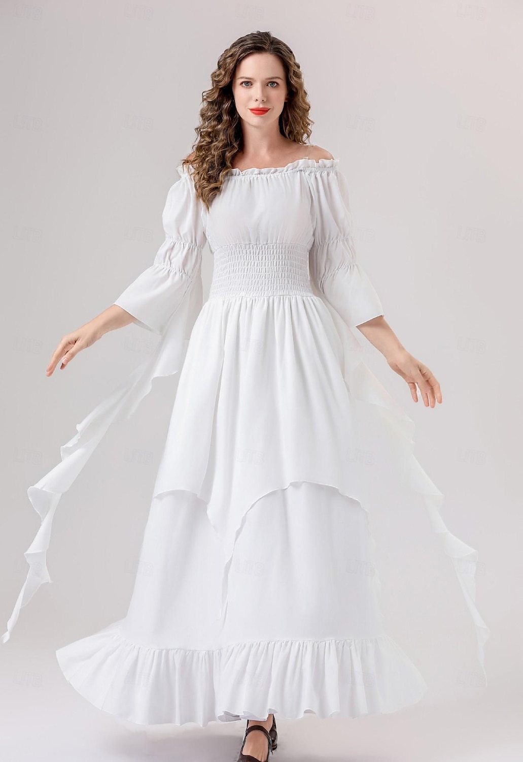Retro Středověké Renesanční Šaty Šaty inspirované Regency Ren Faire Viking Elfí Dámské Keltské Fantazie Plesová maškaráda Večírek Dospělí Šaty 2025 - $43.99 –P2