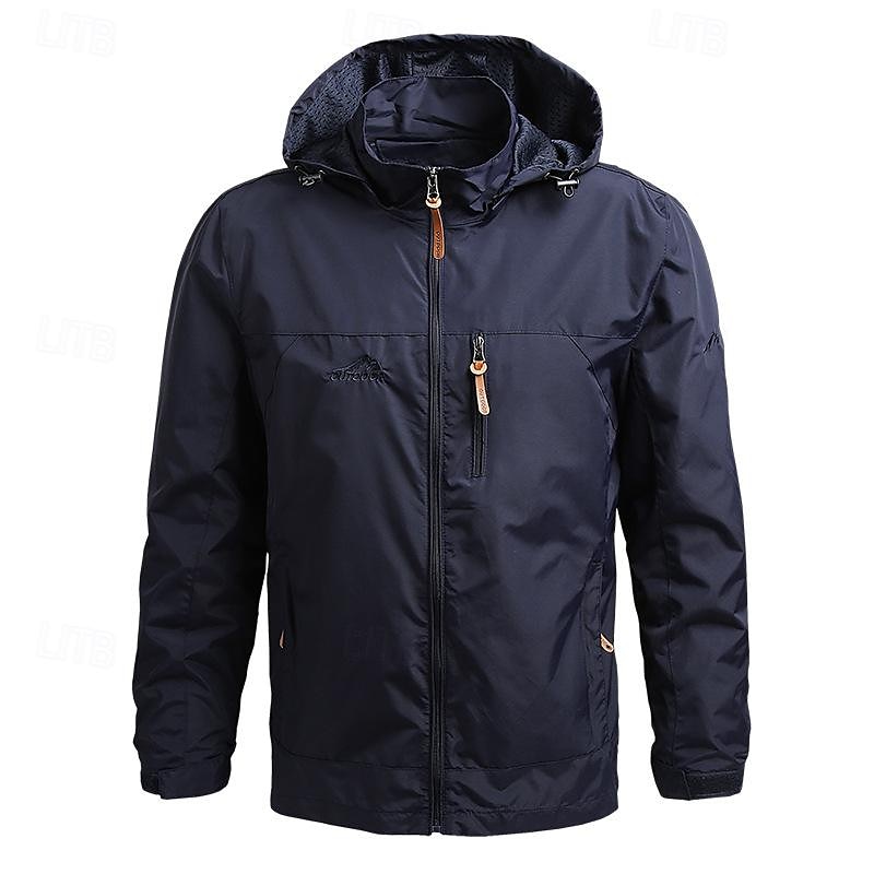 Per uomo Giacca Softshell Giubbino da escursione All'aperto Antivento Resistente all'acqua Felpa con cappuccio Giacca a vento Campeggio / Escursionismo / Speleologia Viaggi Nero Verde militare Cachi del 2025 a $31.99 –P4