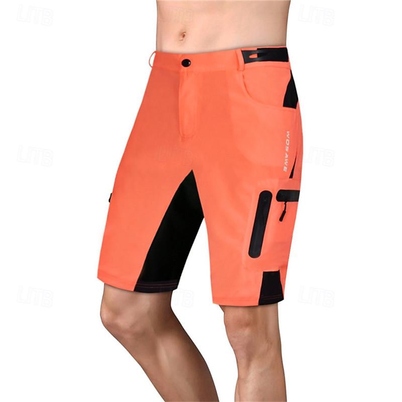 WOSAWE Herr Cykelshorts Cykel Shorts Smal passform sporter Andningsfunktion Snabb tork Hög Elasisitet Bekväm Svart Rosa Kläder Cykelkläder 2025 - $47.99 –P15