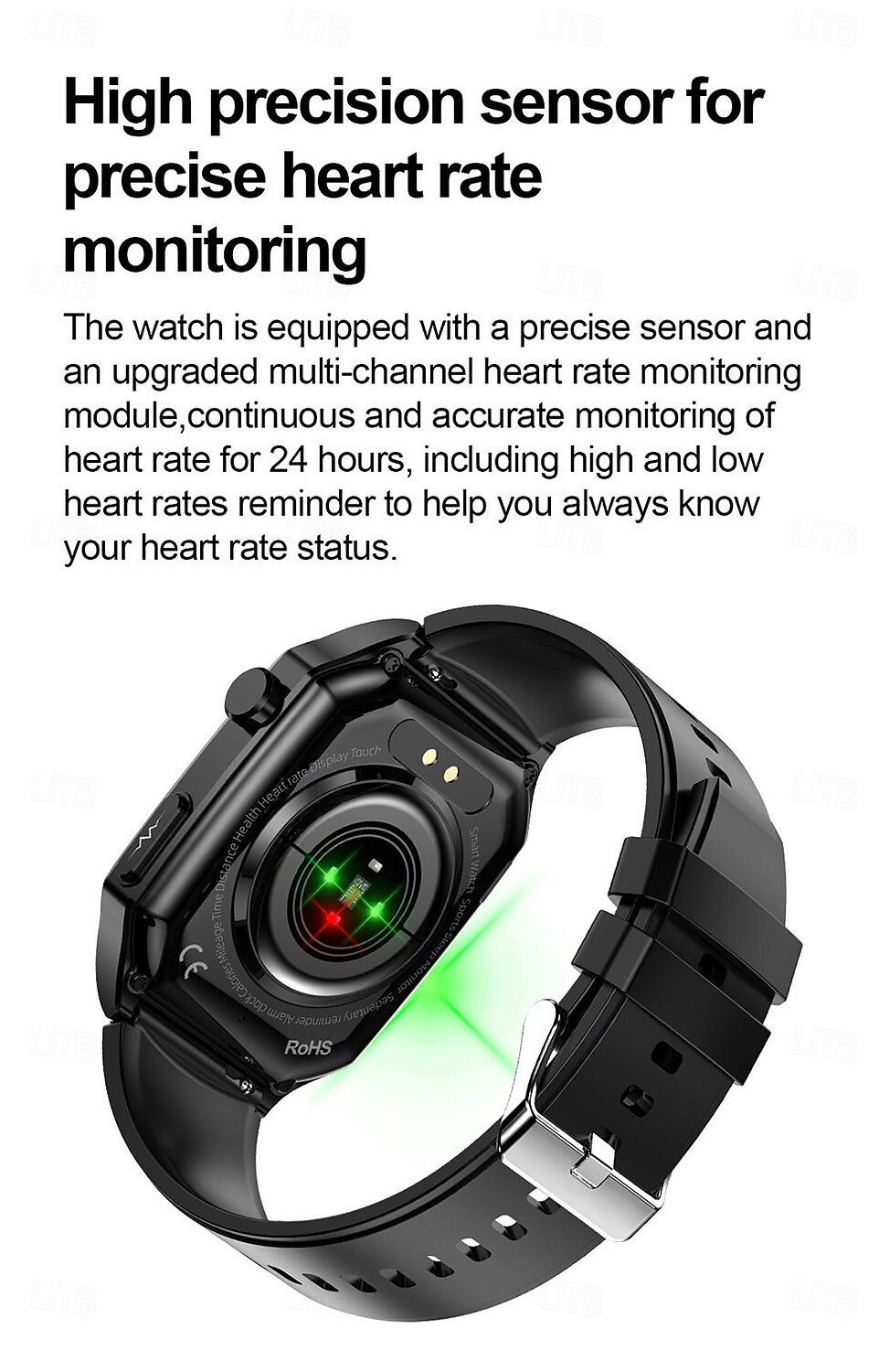 iMosi ET280 Smart Watch 2.04 inch Smartwatch Fitness Running Watch Bluetooth ECG+PPG Temperature Monitoring Pedometer Compatible with Android iOS Women Men Hands-Free Calls Waterproof Media Control 2025 - $74.99 –P8