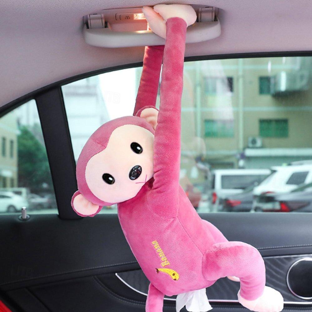 Monkey Butt Tissue Holder Car Tissue Box Anime Cartoon Paper Napkin Tissue Box Animal Tissue Napkin Paper Box Paper Towels Storage Holder for Car 2025 - $15.99 –P6